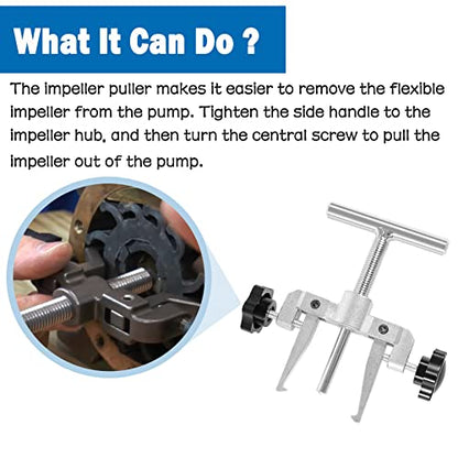 660040-1 - Extractor de impulsor de acero inoxidable para impulsores de 2-1/4" a 2-9/16"