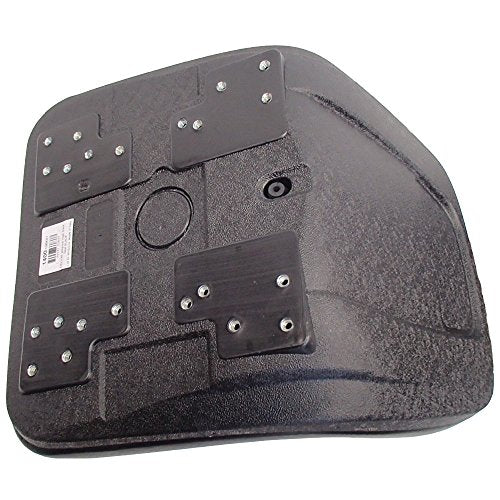 Asiento de cubo de vinilo negro compatible con modelos Caterpillar Skid Steer 216, 226, 242, 246