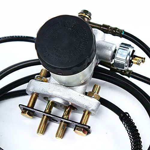 Go Kart - Kit de cilindro maestro de freno hidráulico, kit de cilindro maestro de freno hidráulico, adecuado para cabeza de martillo y trail-master Go Karts otros chinos de 150 cc Go Kart