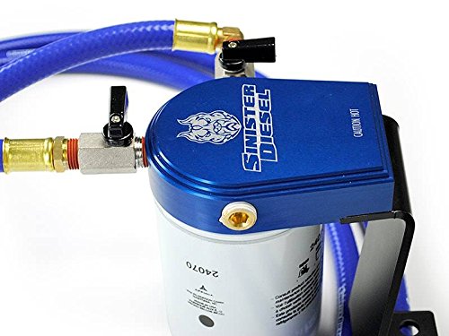 Sinister SD-COOLFIL-6.6-11-W Diesel - Sistema de filtración de refrigerante (11-15 Chevy/GMC Duramax)