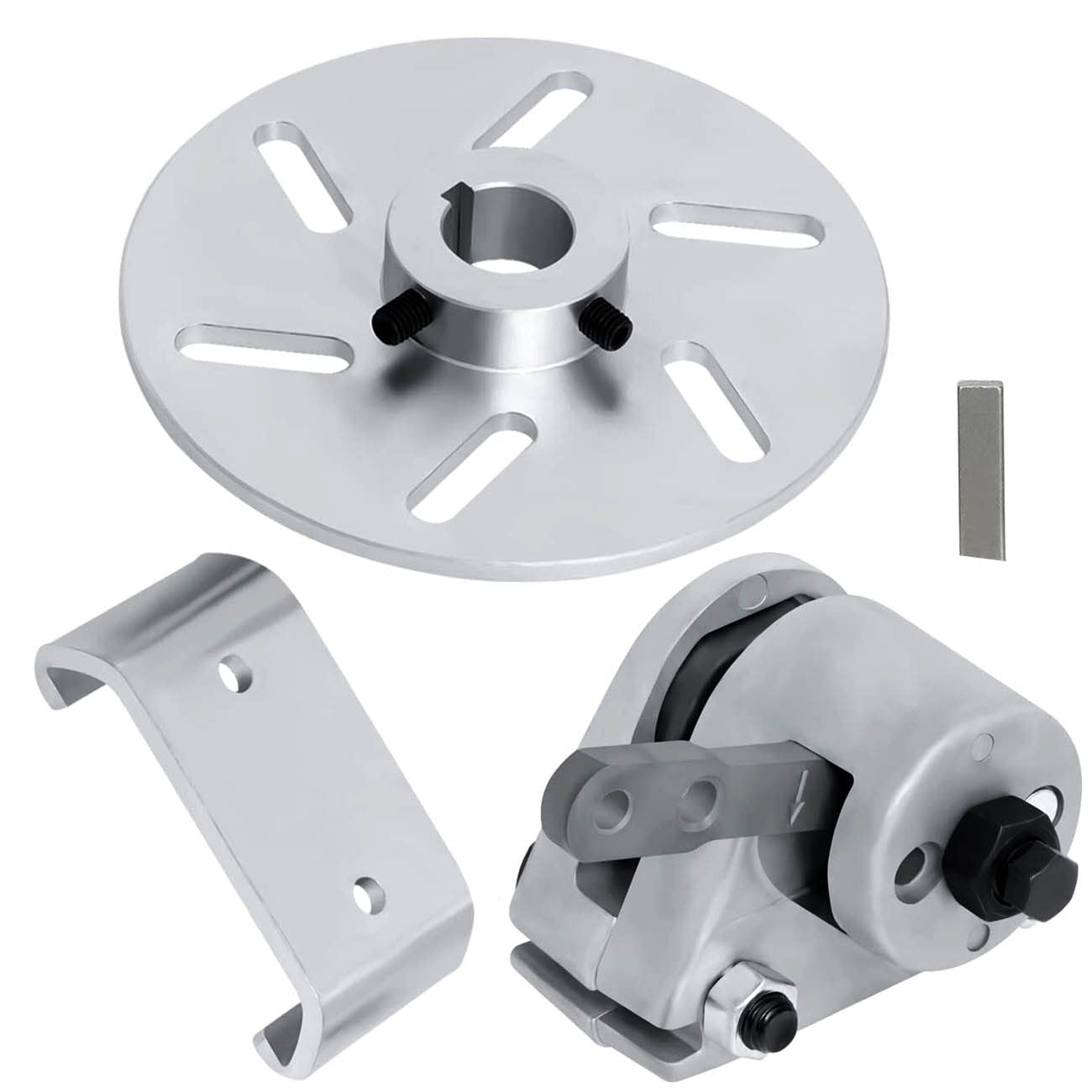 Pinza de freno Go Kart y pieza de disco compatible con Mancoo, Yerf- Dogg, Predatorr 212cc. Disco de orificio de 1 pulgada y pinza de freno mecánica, sistema de freno Go Kart