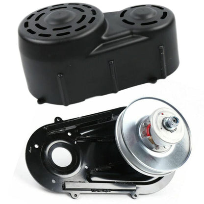Convertidor de par de par de 1 pulgada de diámetro de 16 hp serie 40 kit de convertidor de par con un cigüeñal recto de 1 pulgada con chaveta de 1/4 pulgadas para motores Go Kart 9HP-16HP