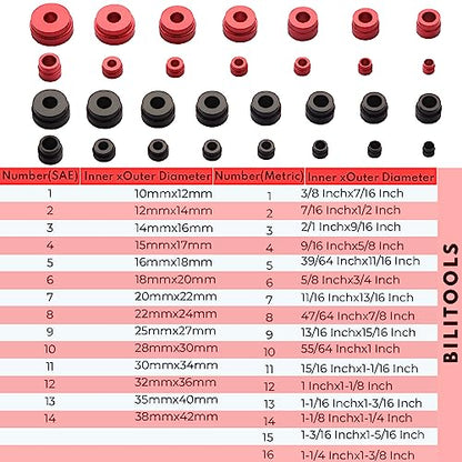 Juego de conductores de carreras y sellos de rodamientos de 43 piezas, juego de instalador de controlador de sello para instalación de rodamientos