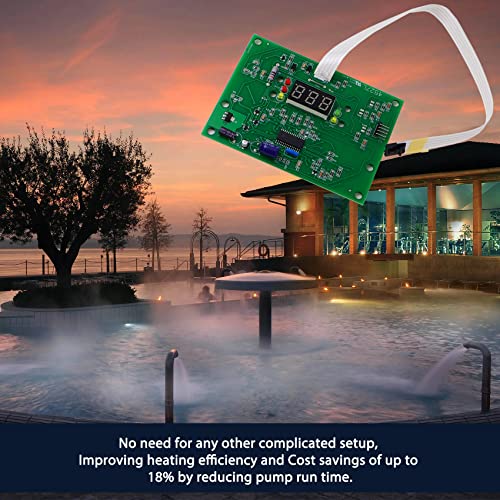 IDXL2DB1930 Placa de visualización de repuesto para Hayward Heater IDXL2DB1930 Placa de visualización, compatible con Hayward Universal H-Series Low Nox Calentador, H400FDN HD150FDN