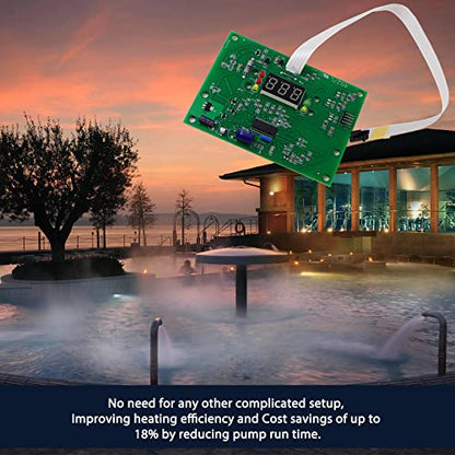 IDXL2DB1930 Placa de visualización de repuesto para Hayward Heater IDXL2DB1930 Placa de visualización, compatible con Hayward Universal H-Series Low Nox Calentador, H400FDN HD150FDN