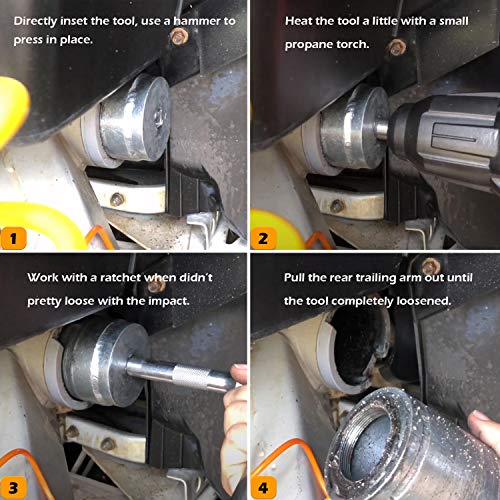 Llave de vaso de extracción de brazo trasero para SuperATV Can-Am Outlander/Renegade ATV