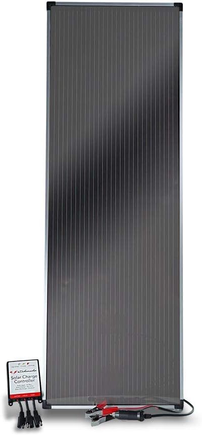 Schumacher SP-1500 - Cargador de batería solar / Mantenedor con controlador de carga solar de 15 W