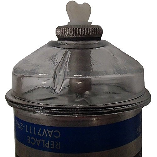 C5NN9165C - Nuevo conjunto de filtro de combustible individual con cuenco de vidrio estilo CAV para Massey Ferguson 302 31 3165 410 50A