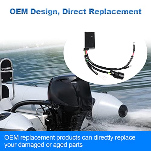 Conjunto de relé de moldura compatible con Suzuki Outboard DF100 DF140 DF150 DF175 2011-2012 DF200 DF225 DF250 2012-2017 Reemplazo para 38410-93J12