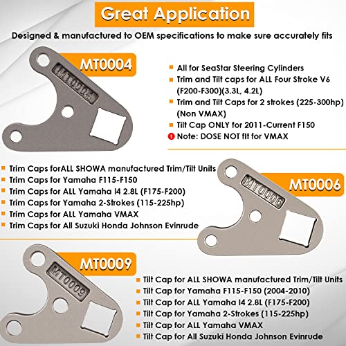 Juego de herramientas de llave de pasador de inclinación fuera de borda (MT0004 y MT0006 y MT0009) para Yamaha Suzuki Johnson Evinrude