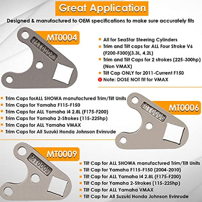 Juego de herramientas de llave de pasador de inclinación fuera de borda (MT0004 y MT0006 y MT0009) para Yamaha Suzuki Johnson Evinrude