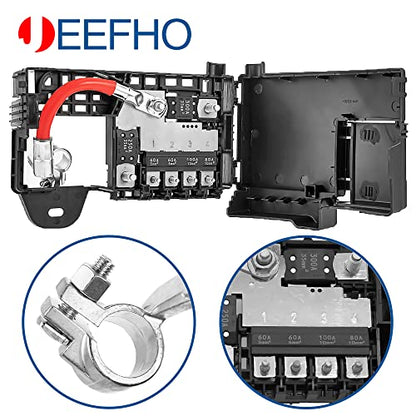 96889385 - Terminal de batería con tapa compatible con GM 2011-2016 Chevy Cruze 2012-2014 Orlando reemplaza # 96999745,13289599,13678432,525230582,96889385 5