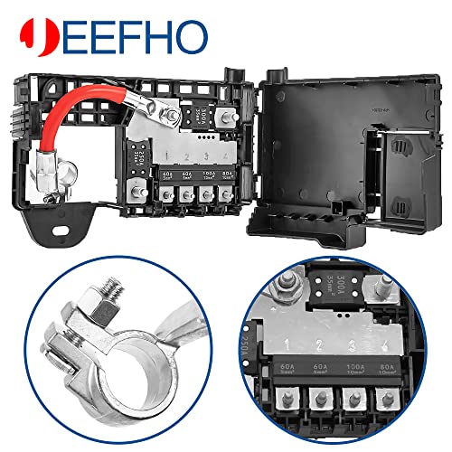 96889385 - Terminal de batería con tapa compatible con GM 2011-2016 Chevy Cruze 2012-2014 Orlando reemplaza # 96999745,13289599,13678432,525230582,96889385 5