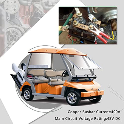 Contactor de inversión estilo SW202 para Albright Electric, 48V DC 400A, solenoide de contacto de carrito de golf resistente