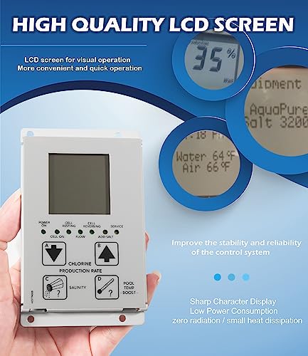 R0467400 - Placa de interfaz de usuario de Zodiac Aquapure, Jandy Purelink, Nature2 Fusion para centro de purificación de agua del zodiaco R0467400 PCB Touchpad con 4 tornillos