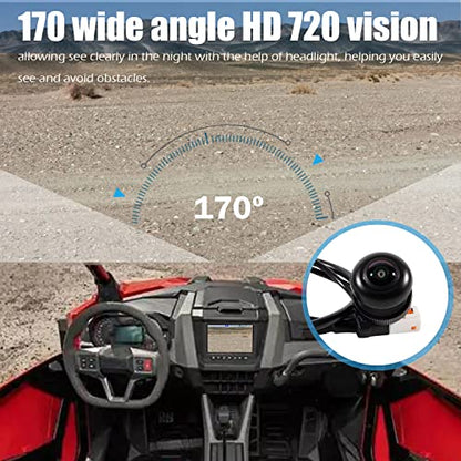 RZR PRO XP - Kit de accesorios de cámara HD impermeable gran angular para Polaris RZR PRO XP Turbo 1000 900 PRO R para mando de conducción de 7 pulgadas