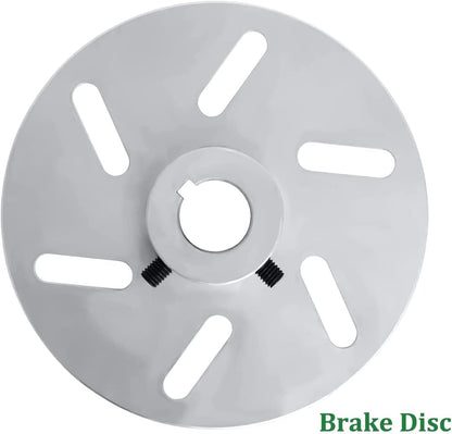 Pinza de freno Go Kart y pieza de disco compatible con Mancoo, Yerf- Dogg, Predatorr 212cc. Disco de orificio de 1 pulgada y pinza de freno mecánica, sistema de freno Go Kart