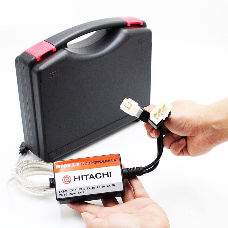 Herramienta de diagnóstico de PC para excavadora Hitachi EX y ZX Series Excavadora Hitachi Cable de prueba V 3.9, garantía de 3 meses