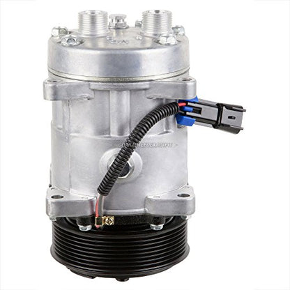 60-02147NA - Embrague de aire acondicionado y compresor de CA para Freightliner reemplaza a SK14431 2247692000 ABPN83304563 Sanden SD7H15 4477 4431 4734 12v
