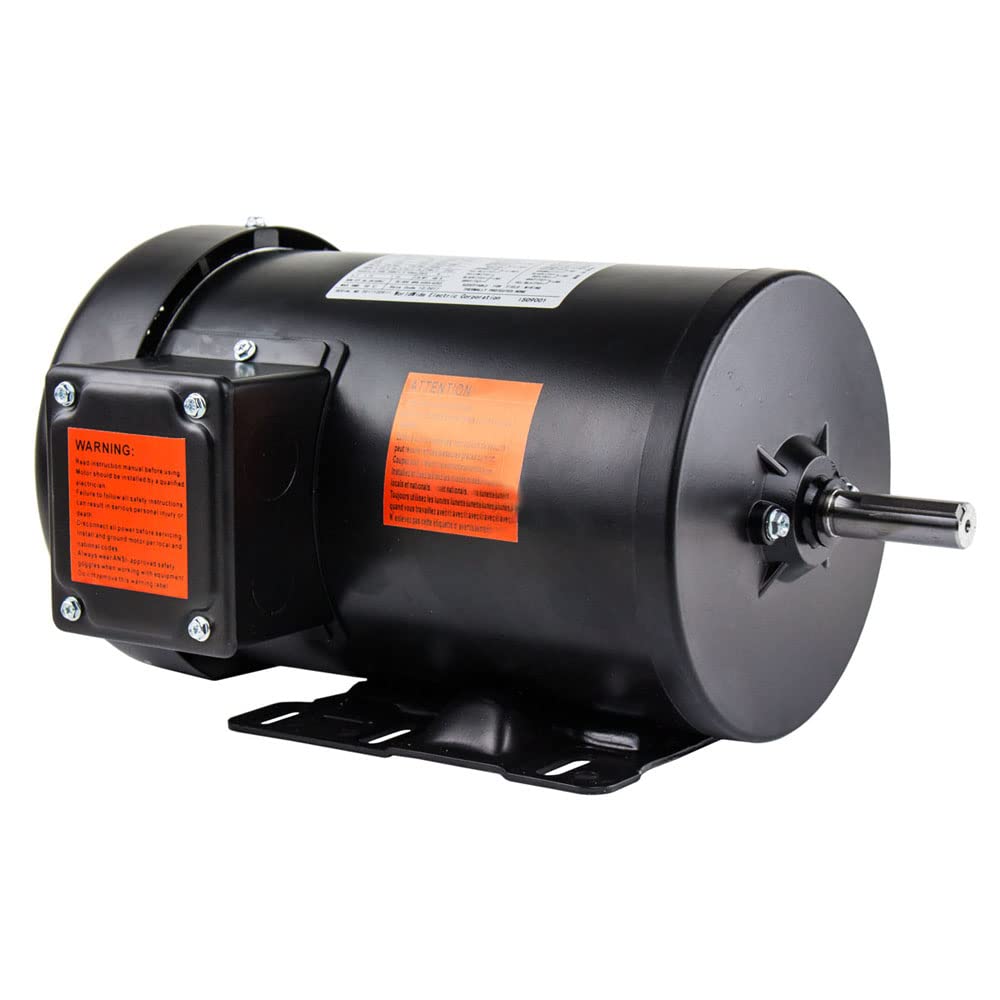 2 HP Motor eléctrico 3 Fase Premium Eficiencia 56H Marco 1800 RPM TEFC 230/460 V