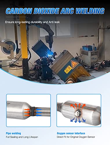 Convertidor catalítico para Chrysler 200 2011-2014/Sebring 2007-2010/Dodge Avenger 2008-2012/Caliber 1.8L/2.0L/2.4L F.W.D solo 2007-2012/Journey 2009-2018/Compass/Patriot 2 07-2007-017