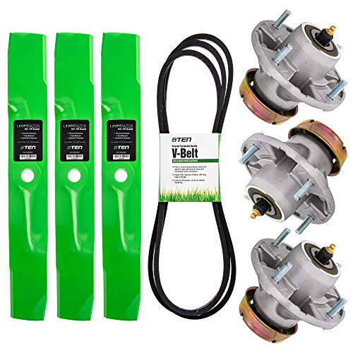 Kit de reconstrucción de cubierta para John Deere 54 pulgadas Z425 Z445 Z435 EZtrak Blade Spindle Belt