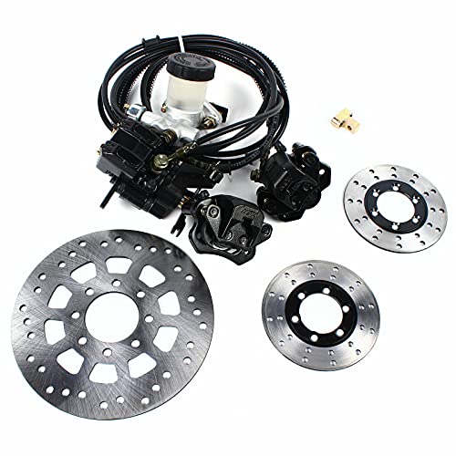 Go Kart - Kit de cilindro maestro de freno hidráulico, kit de cilindro maestro de freno hidráulico, adecuado para cabeza de martillo y trail-master Go Karts otros chinos de 150 cc Go Kart