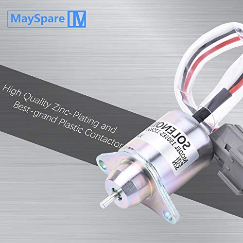 Solenoide de apagado de combustible M810324 Yanmar 119233-77932 Synchro Woodward 1503ES-12S5SUC12S John Deere 4200 4300 4400 4500 4600 4700 12VDC