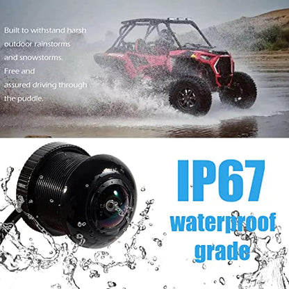 RZR PRO XP - Kit de accesorios de cámara HD impermeable gran angular para Polaris RZR PRO XP Turbo 1000 900 PRO R para mando de conducción de 7 pulgadas