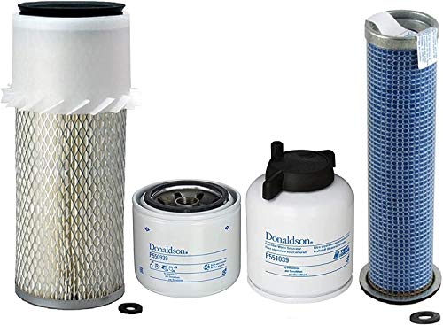 Bobcat S130 S150 S160 S175 S185 S205 Con kit de filtros Kubota V2203 Eng. All Donaldson (P181052, P123160, P550939, P551039), sustituye a Bobcat (6598492, 6598362, 6675517, 667352)