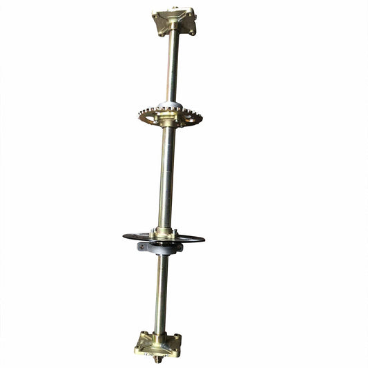 Kit de eje trasero de 815 mm con disco de freno de 7.5 pulgadas para bricolaje Go Kart Quad Trike Quad ATV