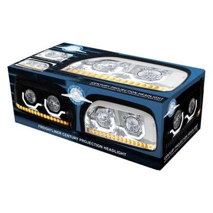 Faros delanteros de proyección Century Blackout Freightliner - Lado del pasajero