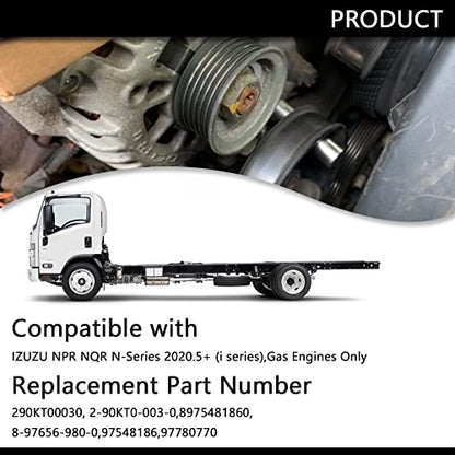 Bomba de aspiradora compatible con motores de gas Isuzu NPR NQR serie N 2020.5+ (serie i), reemplaza # 290KT00030, 8975481860, 97548186