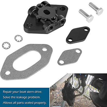 21970 - Kit de conector de cilindro y colector para discos Mercruiser Alpha Bravo de repuesto para 98825A4 8M00805 8M0137703