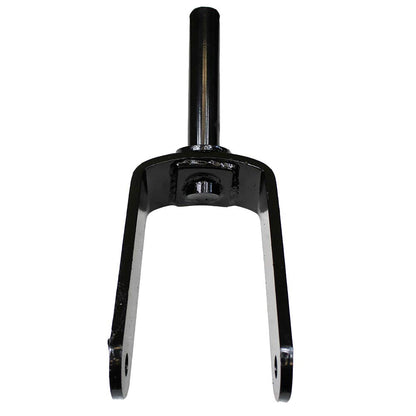 (1) Horquilla de rueda trasera 63740 de repuesto para cortador giratorio de cerdo de arbusto, yugo de 1-1/4 pulgadas, eje de 3/4 pulgadas