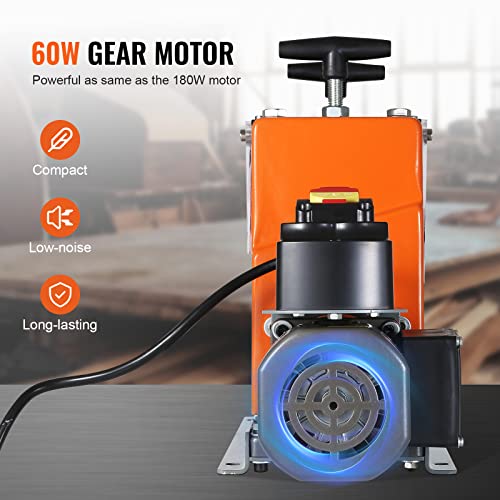 VEVOR Máquina peladora de cables eléctrica, máquina automática de pelacables de 0.06 a 0.98 pulgadas, 60 W, pelacables con referencia de profundidad de pelado visible, pelacables eléctrico de 6 canales redondos y 1 plano