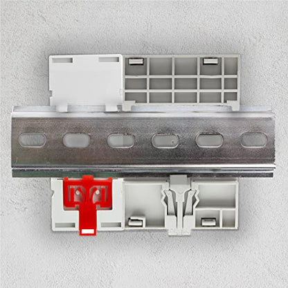Bobina de 40 amperios, 4 polos, normalmente abierta, 110-120 V CA (funcionamiento silencioso), carga del motor 40 A y carga de iluminación, paquete de contactores 63 A con temporizador electrónico programable 24-7 y riel DIN 35 x 150 mm