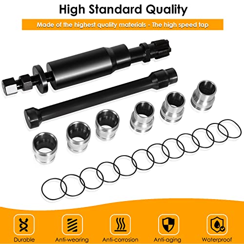 Herramienta de extracción e instalación para inyector con kit de piezas para Cat 3126/3126B Caterpillar C7 C9 con inyectores estilo HUEI
