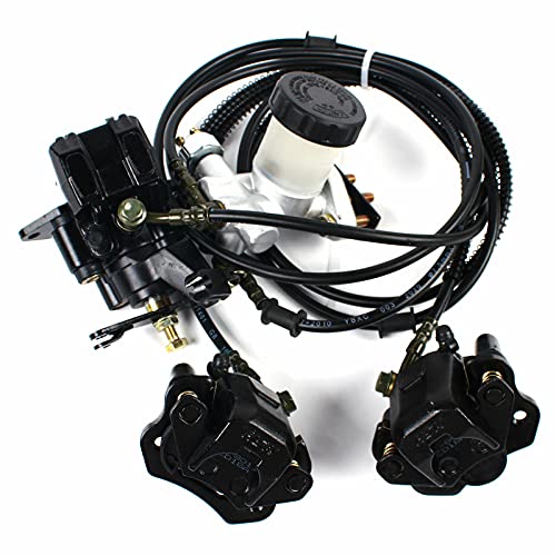 Go Kart - Kit de cilindro maestro de freno hidráulico, kit de cilindro maestro de freno hidráulico, adecuado para cabeza de martillo y trail-master Go Karts otros chinos de 150 cc Go Kart