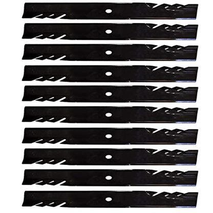 Paquete de 10 cuchillas de cortacésped de 52 pulgadas para Bobcat 2722543-02 32022A WM132022