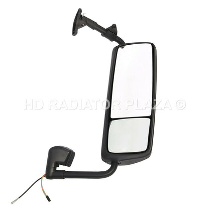 Pair Black Mirror Left+Right Side Power Heated Assembly For 04-12 Volvo VNL L+R