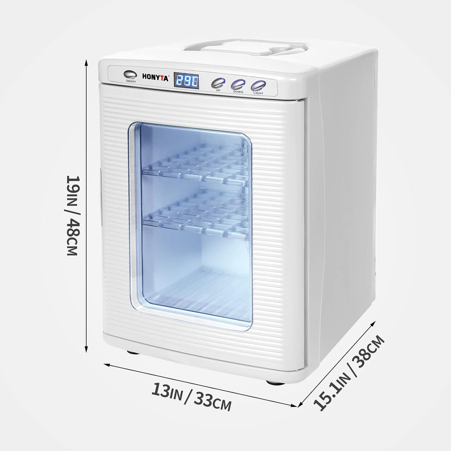 RYFT Incubadoras para incubar huevos, incubadora portátil de laboratorio científico de reptiles de 25 litros con calefacción y enfriamiento de 41.0 °F-140.0 °F, 12 V/110 V para reptiles pequeños (negro)