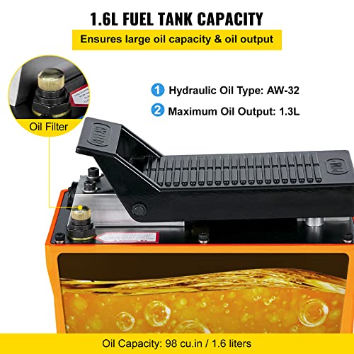 Mophorn Air Hydraulic Pump 10000 PSI NAP-002