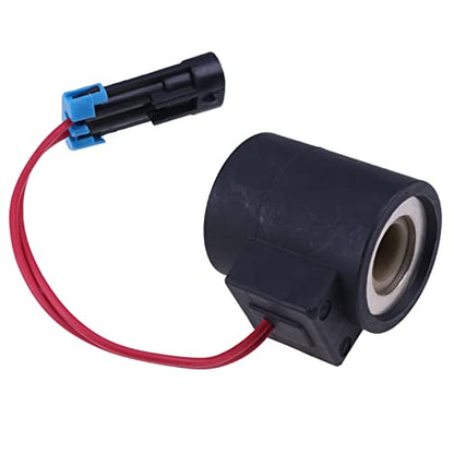 Bobina de válvula solenoide 6671026 compatible con Bobcat 553 753 763 773 853 863 864 873 883 A220 S185 T190 T200