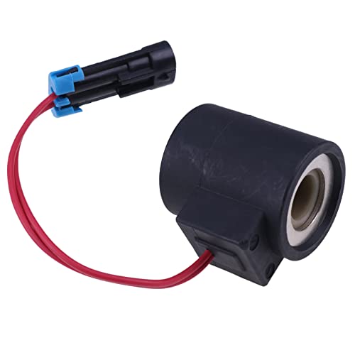 Bobina de válvula solenoide 6671026 compatible con Bobcat 553 753 763 773 853 863 864 873 883 A220 S185 T190 T200