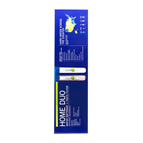 NuvoH2O Home Duo - Sistema de filtración de sabor y suavizante para toda la casa