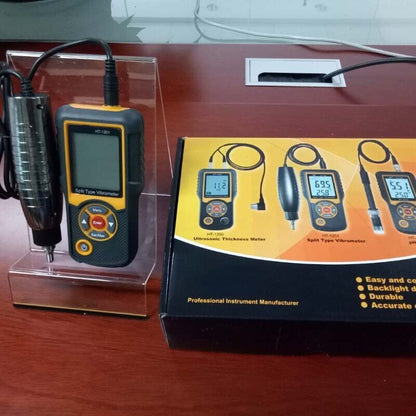 HT-1201 Portable Vibration Meter Test Digital Vibrometer Analyzer 0.01~199.9mm/s