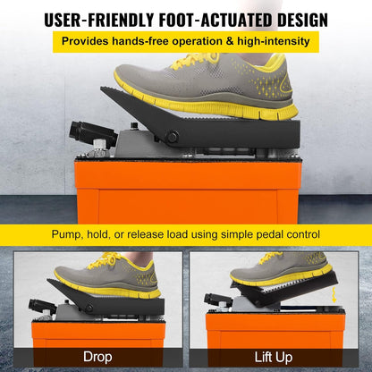 Mophorn Air Hydraulic Pump 10000 PSI NAP-002