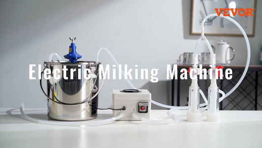 VEVOR Ordeñadora de Cabras Ordeñadora de Cabras 6 L Cubo de Acero Inoxidable 304 para Vacas