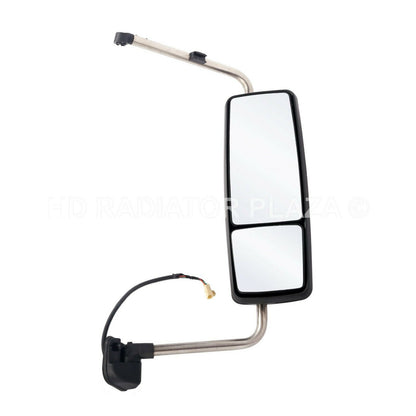 Black Rear View Side Power Heated Mirror Pair Set For 08-18 Prostar Lonestar
